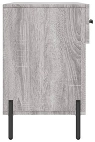 Banco sapateira 102x35x55 cm derivados madeira cinzento sonoma