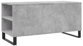 Mesa de centro derivados de madeira cinza cimento