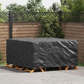 vidaXL Capa para móveis de exterior Preto 180 x 190 x 85 cm 210D