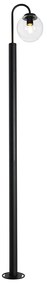 Lanterna moderna preta com vidro transparente 200 cm IP44 - Sfera Moderno
