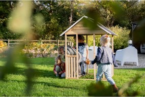 Casa de brincar para crianças Panorama 100 madeira natural