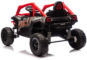 Buggy elétrico para Crianças Kawasaki 24V 4x4 TERYX KRX1000 Vermelho