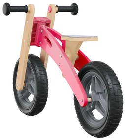 Bicicleta de equilíbrio para criança rosa