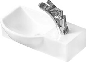 Mexen Hugo lavabo de bancada esquerdo 40 x 22 cm, branco - 21254000L