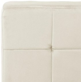Cadeira de descanso 65x79x87 cm veludo creme