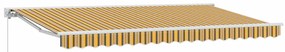 Toldo Retrátil Manual Azul Marinho 400x200 cm