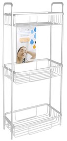 Organizador Wc Alluma com 3 Prateleiras 29X18X65.5CM