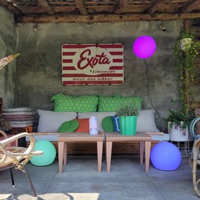 Candeeiro de exterior moderno branco 35 cm IP65 - Nura