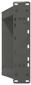 Pés para mesa de centro em forma de U, 2 peças, antracite, 38x(42-43)