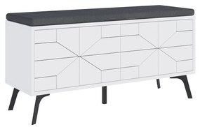 Armário Multiusos Berlin A – Nogueira e Branco – 60x200x35 cm