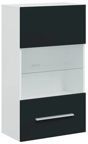 Móveis TV 5pcs com iluminação LED madeira projetada índigo mate