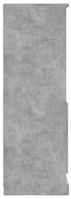Armário alto derivados madeira 60x35,5x103,5 cm cinza cimento