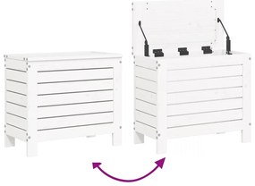 10 pcs conjunto sofás de jardim madeira de pinho maciço branco
