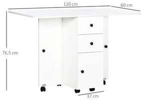 Mesa Dobrável Lixy - Design Nórdico