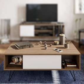 Mesa de Centro Mistico – Nogueira Branca – 120x45,6x60 cm