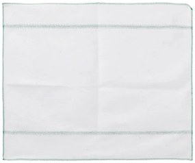 Panos de Limpeza 5 pcs 50x60 cm branco com riscas verdes