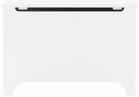 Caixa de arrumação c/ tampa RANA 80x49x54cm pinho maciço branco