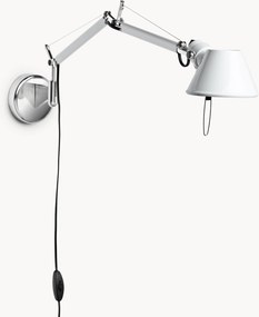 Candeeiro de parede grande regulável com ficha Tolomeo Micro
