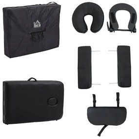 Marquesa Massage  Dobrável ´- Preto - Design Moderno