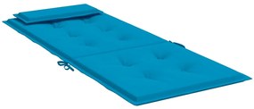 Almofadões cadeira encosto alto 6 pcs tecido oxford azul-claro