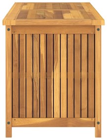 Caixa para jardim 114x50x58 cm madeira de teca maciça