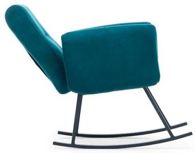 Cadeira de Balanço Kono – Verde Petróleo – 86x50x50x48 cm