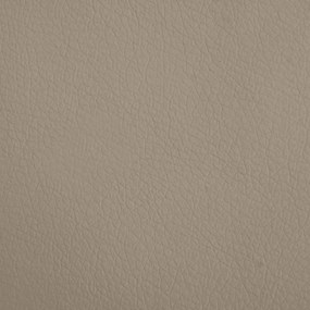 Cama para cães 60x40x30 cm couro artificial cor cappuccino
