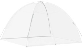 Rede mosquiteira com portas malha 220 200x200x130 cm branco