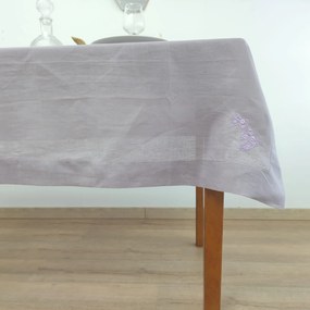 Toalha de Mesa Linho e Ponto Aberto Easter Bunny