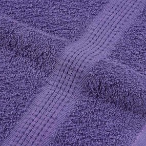 Toalhas de bidé 10 pcs 30x50 cm 360 gsm 100% algodão roxo