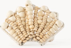 Argolas para guardanapos em madeira Shell, conjunto de 2