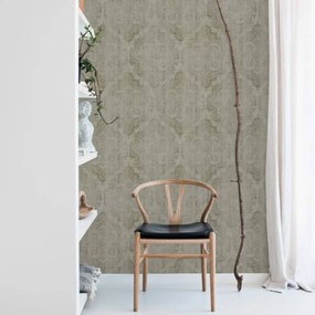 434213 Noordwand Papel de parede Old Karpet verde