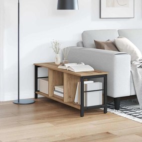 vidaXL Estante Carvalho Artesanal 102 x 32 x 40,5 cm