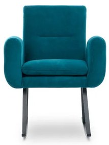 Cadeira de Balanço Kono – Verde Petróleo – 86x50x50x48 cm