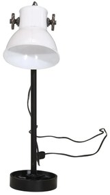 Candeeiro de secretária 25 W 15x15x55 cm E27 branco