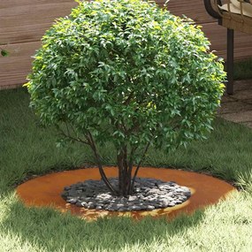 Plantadeira de Aço Corten Aço corten Médio Inserções Decorativas