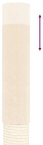 Árvore p/ gatos altura ajustável chão ao teto 277-303 cm creme