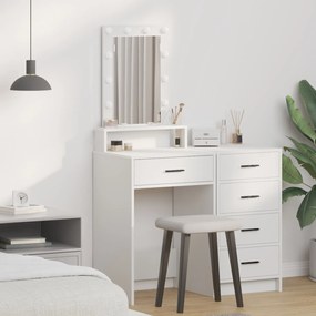 Mesa de Maquiagem vidaXL com Luzes LED Branca 50x41x140 cm