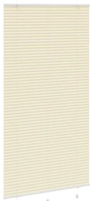 Creme Plissada Cega 110x200 cm Largura Tecido 109,4cm Poliéster