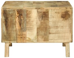 Mesa de Café 50x50x35 cm Madeira de Mangueira Maciça