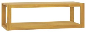 vidaXL Armário de parede p/ casa de banho 110x45x35 cm teca maciça
