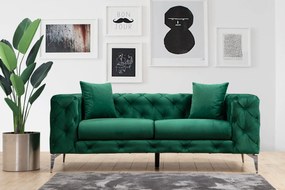 Sofá de 2 Lugares Como – Verde – 197 cm x 70 cm x 90 cm