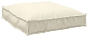vidaXL Capa de Palete para Assento Creme 70x70x12 cm - Tecido Oxford