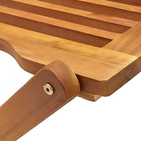 Cadeiras de jardim dobráveis 2 pcs madeira acácia maciça