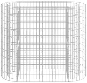Canteiro elevado/cesto gabião 120x50x100 cm ferro galvanizado