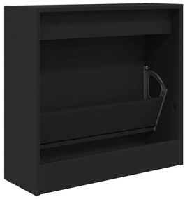 Sapateira 60x21x57 cm derivados de madeira preto