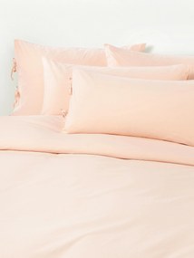 Capa de edredão em percal de algodão lavado Leonie