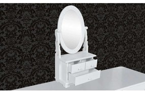 Toucador com espelho oval