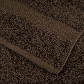 Toalhas de bidé premium SOLUND 4 pcs 30x50 cm 600 gsm castanho