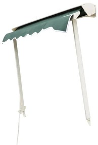 Toldo de Janela com Angulo Ajustável - 180x70cm - Verde